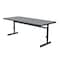 Correll Rectangle Econoline Adjustable Height Computer Desk and Training Table, 30" W, 60" L, 21" to 29" H CSA3060-15 - alternate 1